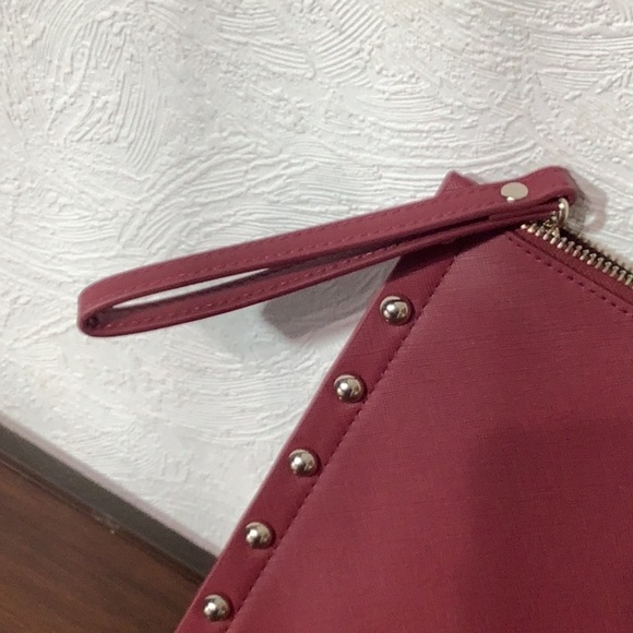 White House Black Market NEW - simple chic studded floral Wristlet - Picture 3 of 9